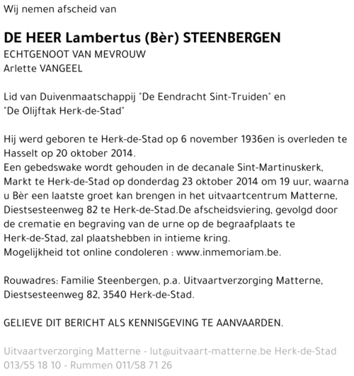 Lambertus Steenbergen
