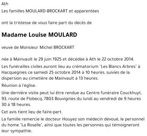 Louise MOULARD