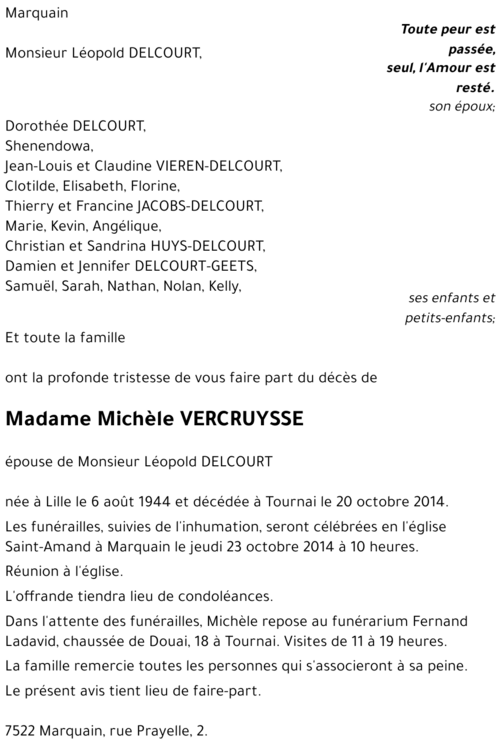 Michèle VERCRUYSSE