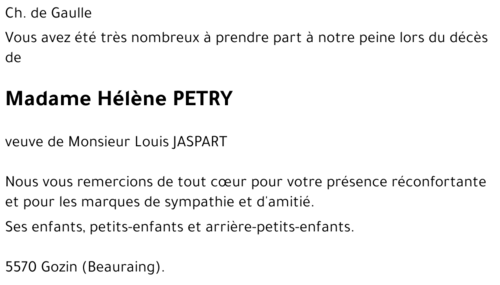 PETRY Hélène