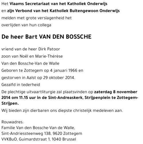 Bart Van den Bossche