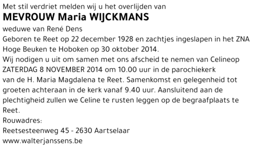 Maria Wijckmans