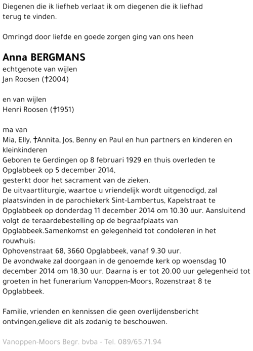 Anna Bergmans