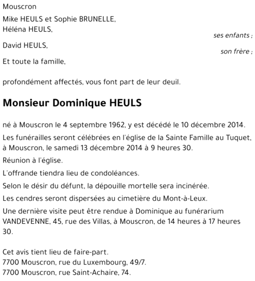 Dominique HEULS