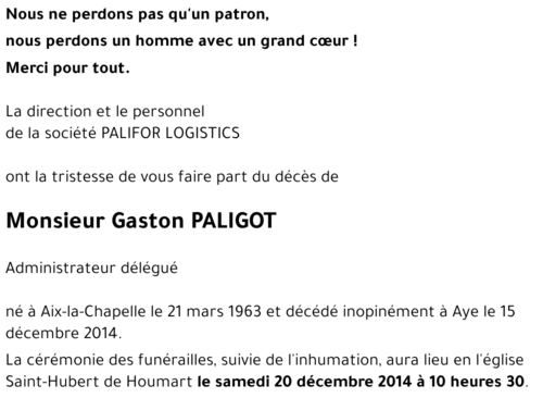 Gaston PALIGOT