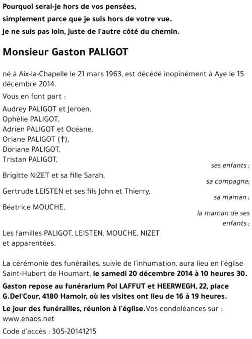 Gaston PALIGOT