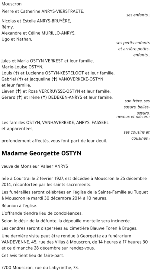 Georgette OSTYN