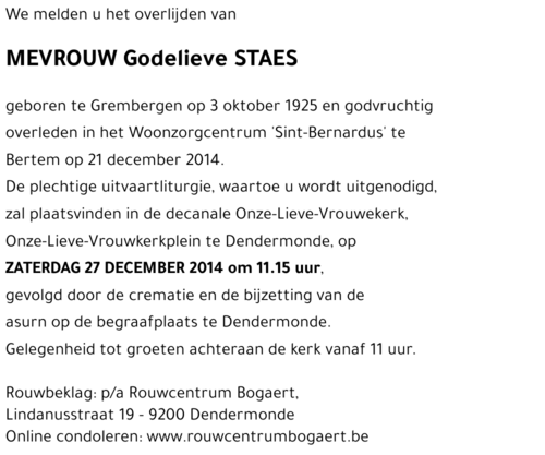 Godelieve STAES
