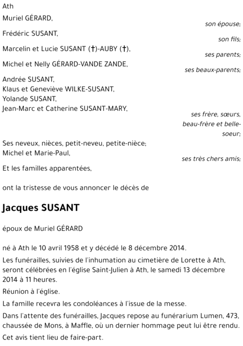 Jacques SUSANT