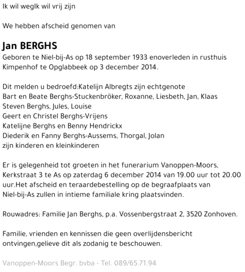 Jan Berghs