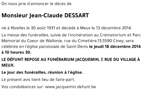 Jean-Claude DESSART