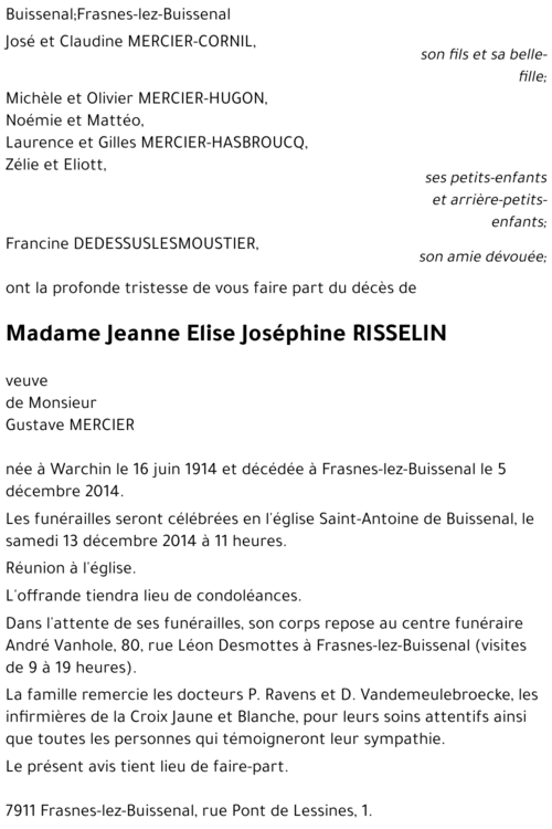 Jeanne RISSELIN
