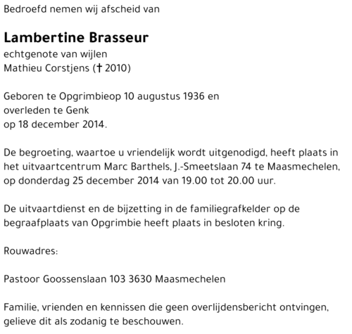 Lambertine Brasseur