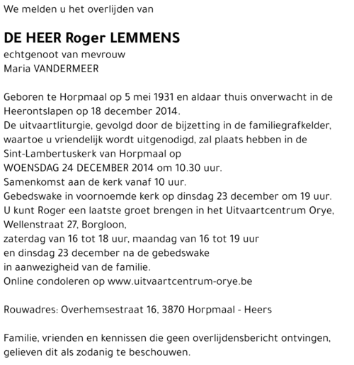 Roger Lemmens