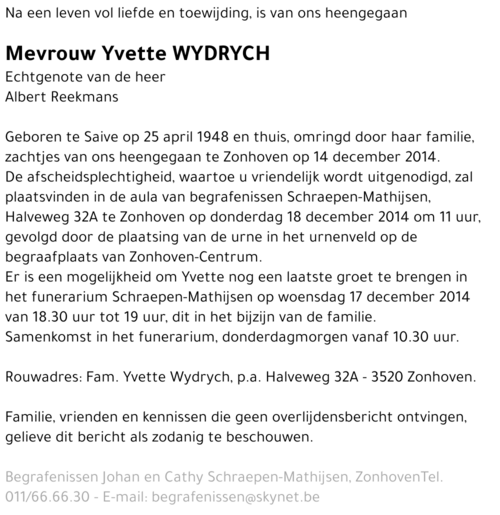 Yvette Wydrych