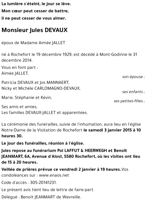 Jules DEVAUX