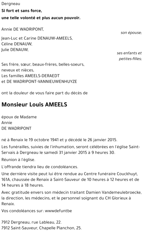 Louis AMEELS