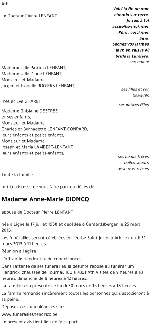 Anne-Marie DIONCQ