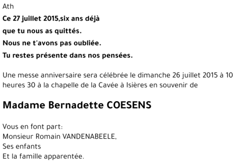 Bernadette COESENS