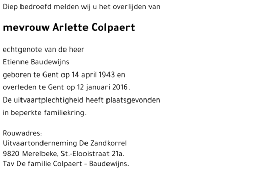 Arlette Colpaert