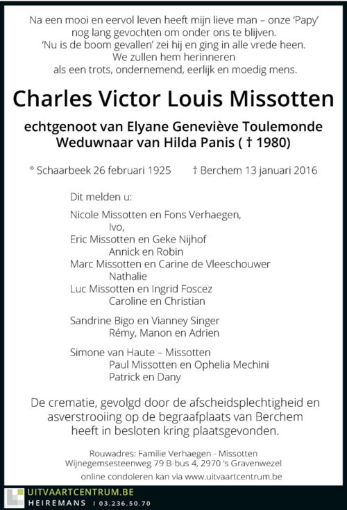 Charles Victor Louis Missotten
