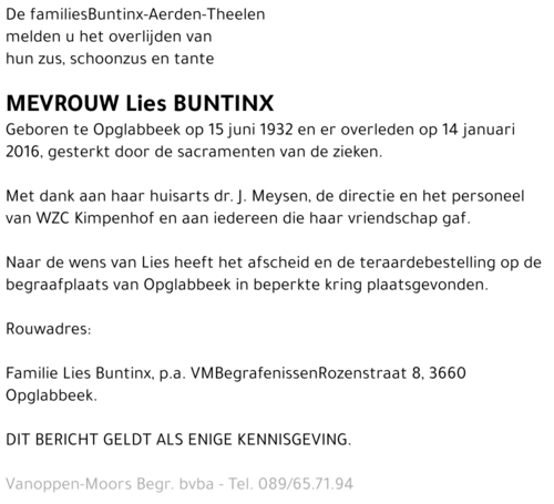 Lies Buntinx