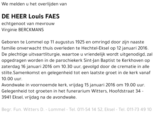 Louis Faes