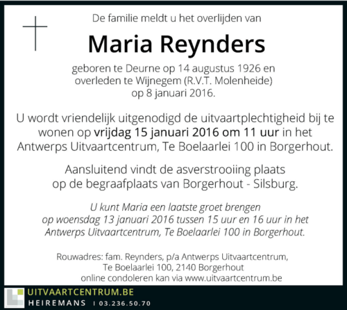 Maria Reynders