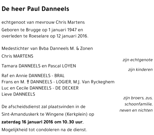 Paul Danneels