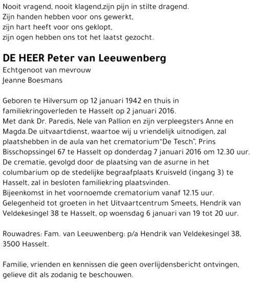 Peter van Leeuwenberg