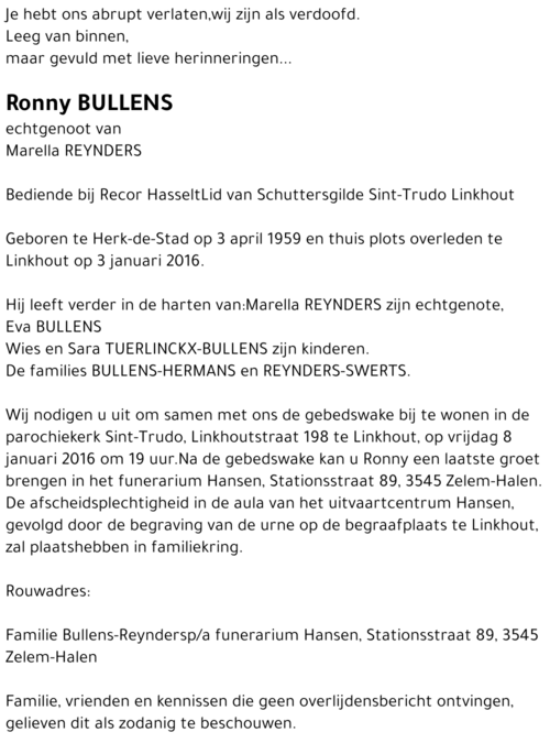 Ronny BULLENS
