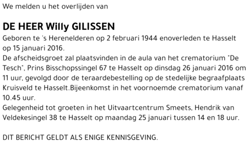 Willy Gilissen