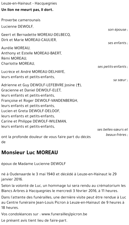 Luc MOREAU
