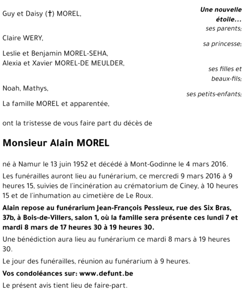 Alain MOREL