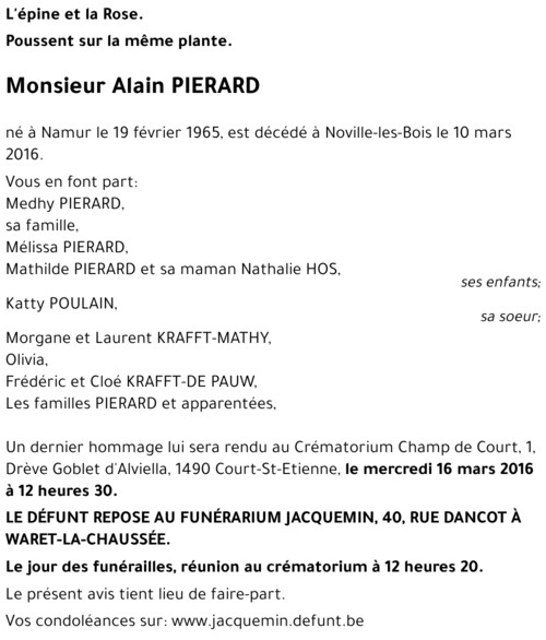 Alain PIERARD