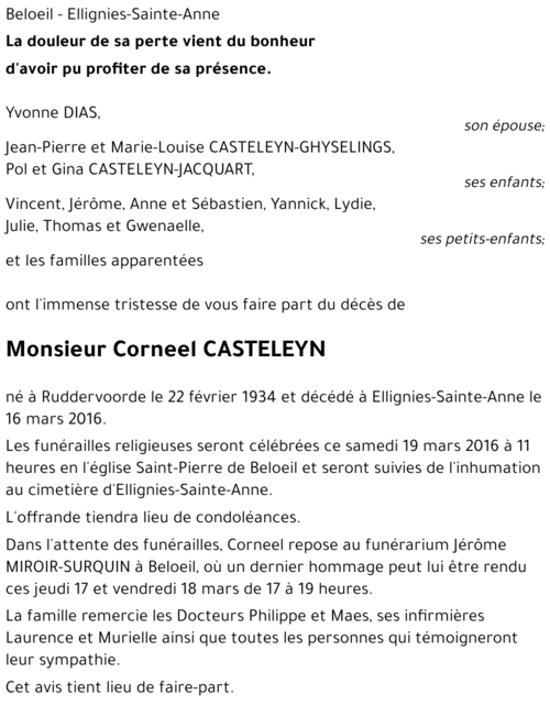 Corneel CASTELEYN