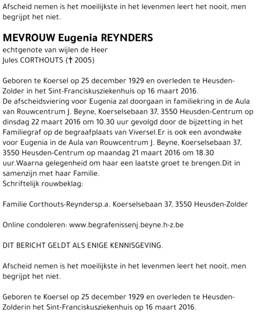 Eugenia Reynders