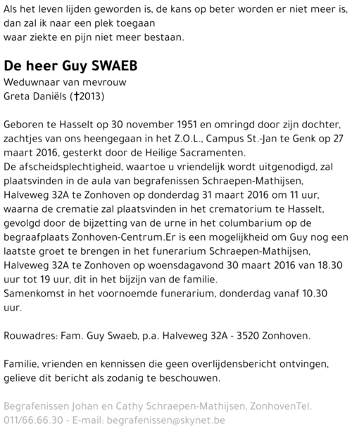 Guy Swaeb