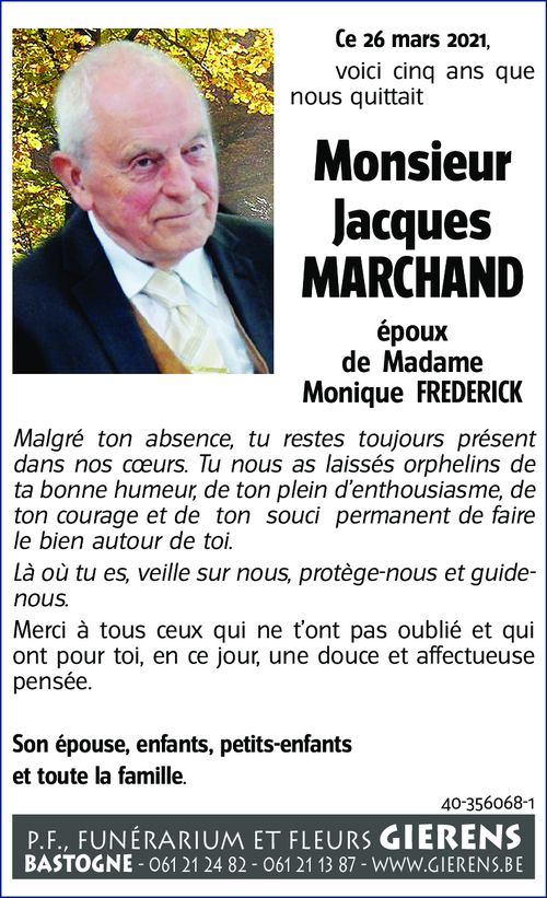 Jacques MARCHAND