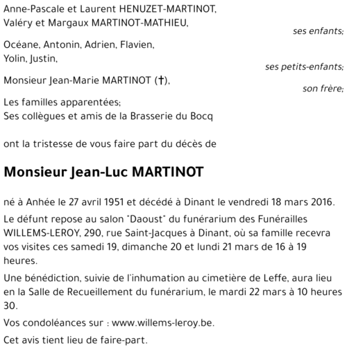 Jean-Luc MARTINOT