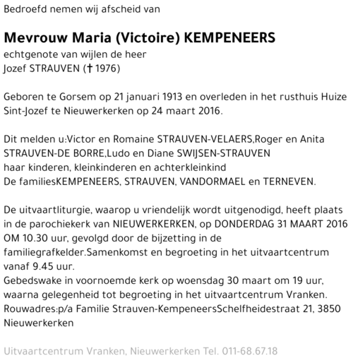 Maria Kempeneers