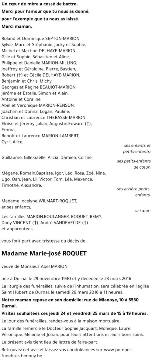 Marie-José ROQUET