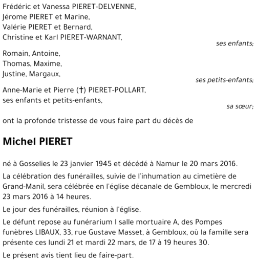 Michel PIERET