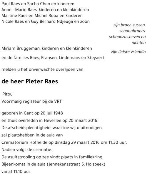 Pieter Raes