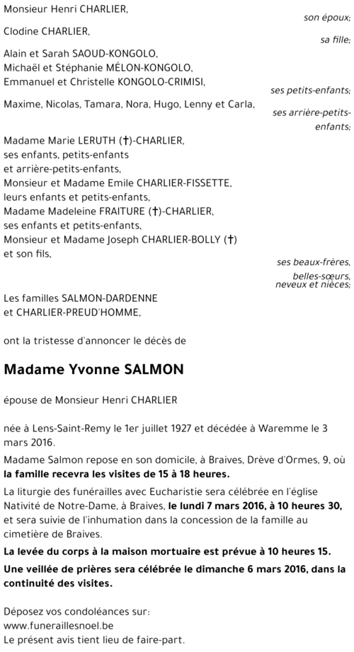 Yvonne Salmon