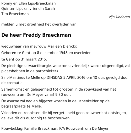 Freddy Braeckman