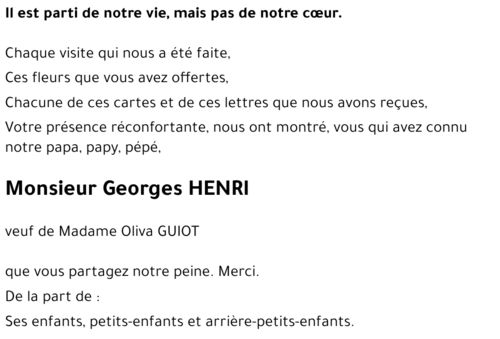 Georges HENRI