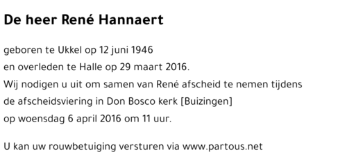 René Hannaert