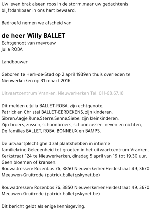 Willy Ballet