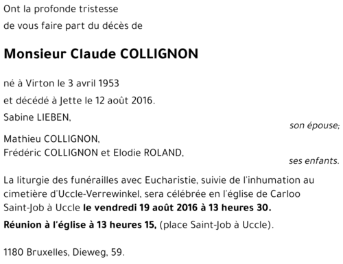 Claude COLLIGNON